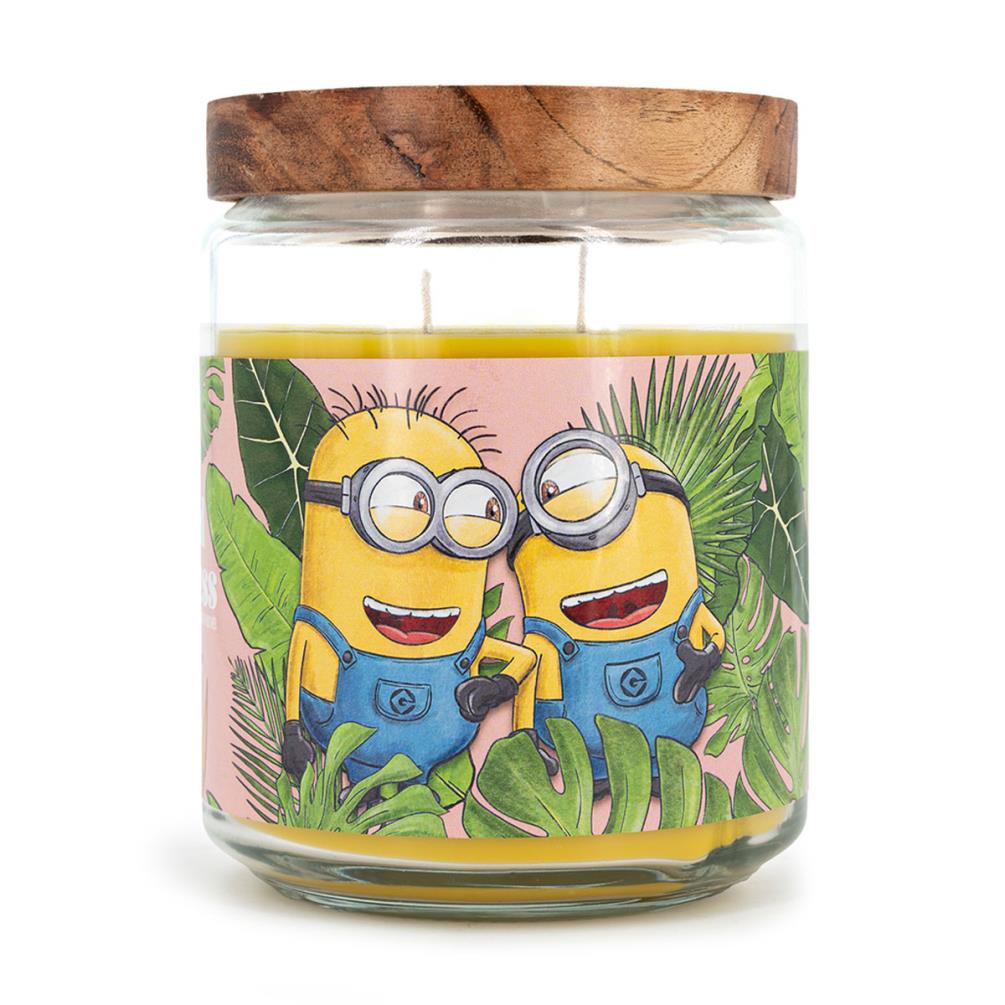 Minions Spread Happiness Strawberry Large Jar Candle Extra Image 1